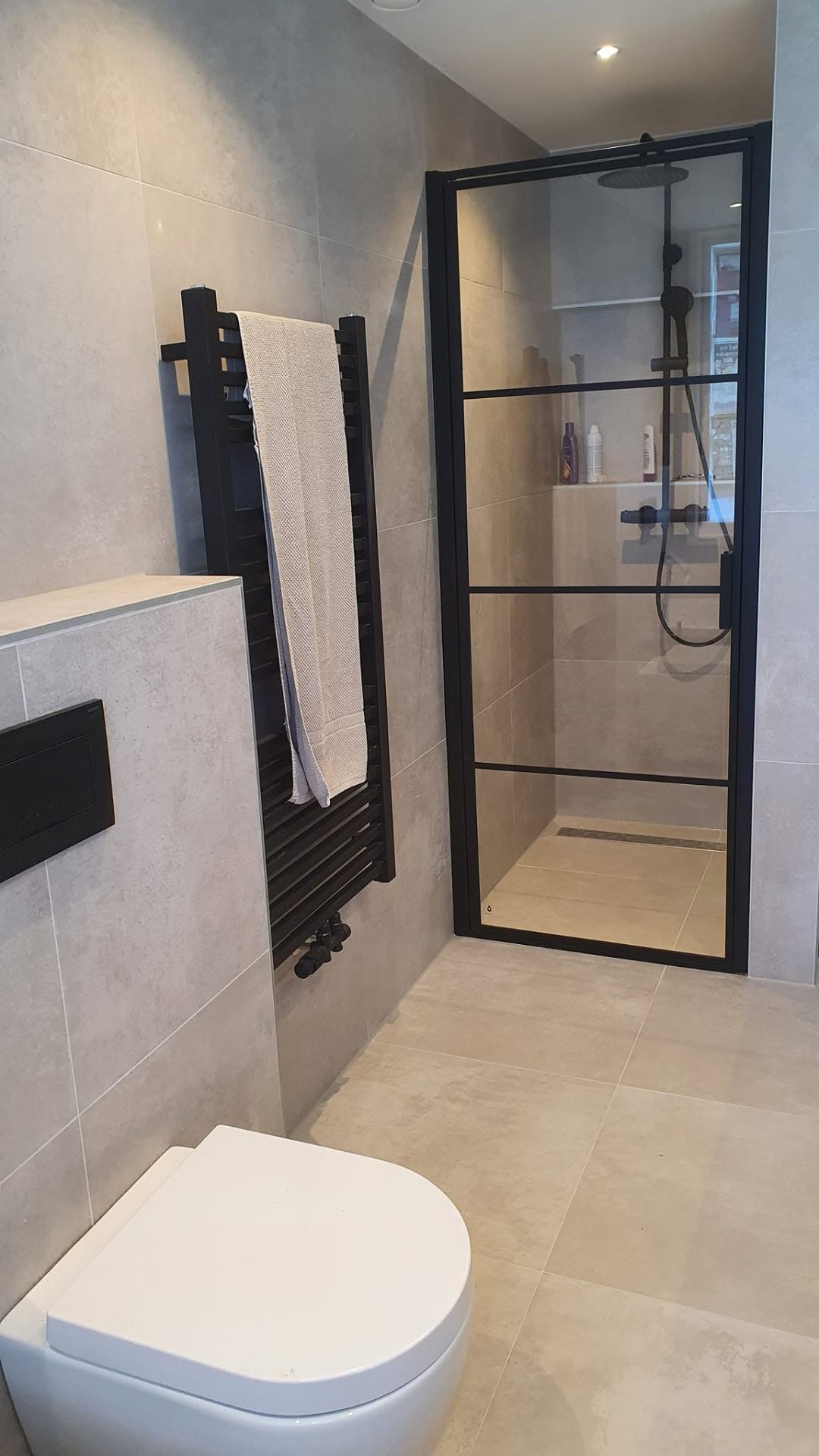 Betonlook badkamer
